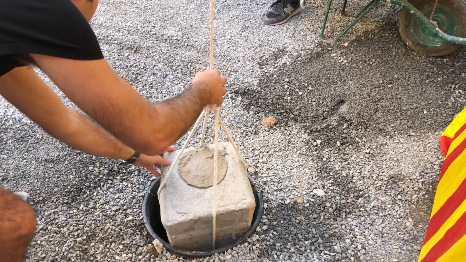 Col·locació de la primera pedra del nou Casal Popular Boira Baixa de Manlleu