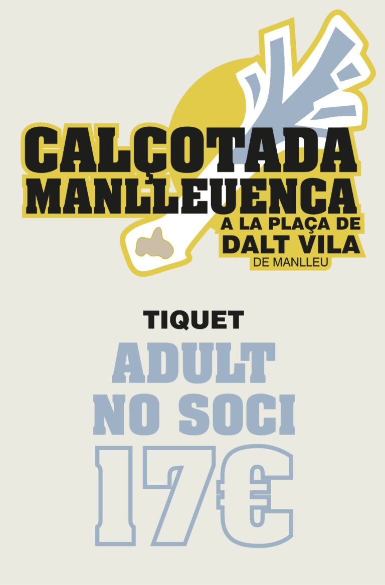 CALÇOTADA MANLLEUENCA 2026 - ADULT NO SOCI/A