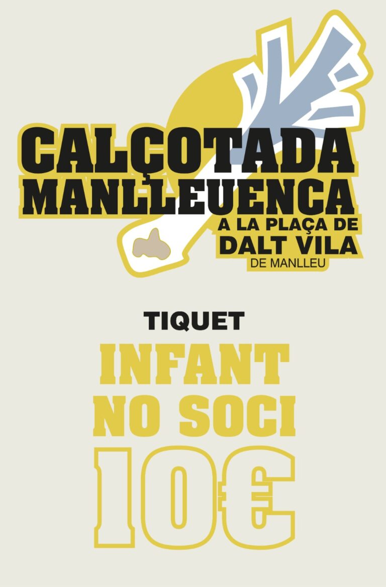 CALÇOTADA MANLLEUENCA 2026 - INFANT NO SOCI/A