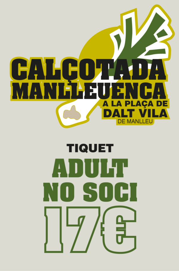 CALÇOTADA MANLLEUENCA 2025 - ADULT NO SOCI/A