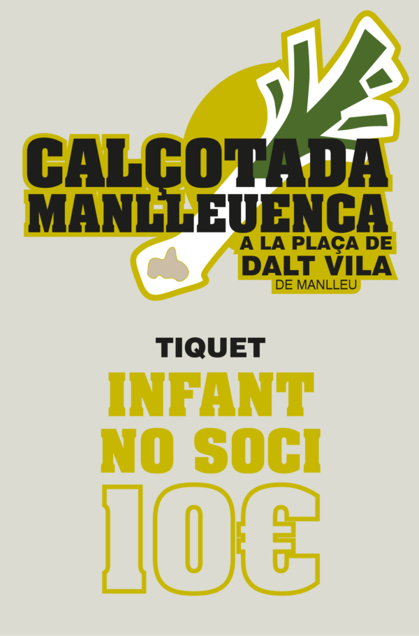 CALÇOTADA MANLLEUENCA 2025 - INFANT NO SOCI/A