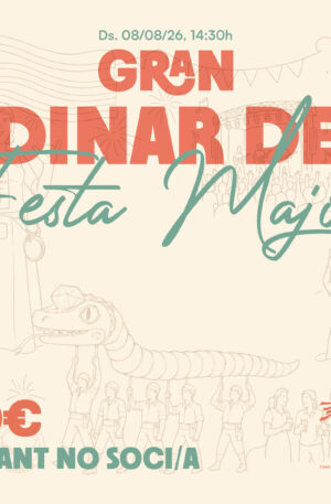 DINAR DE FESTA MAJOR - INFANT NO SOCI/A
